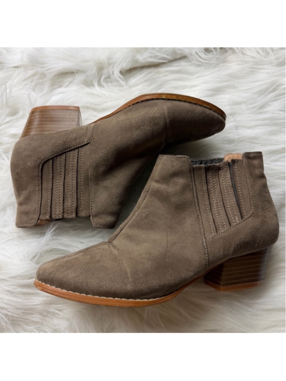 Express Tan Ankle Boots for Women